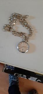 Zakhorloge met ketting, Sieraden, Tassen en Uiterlijk, Horloges | Antiek, Ophalen of Verzenden, Staal, Overige merken, Met ketting