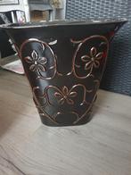 2 Bloempotten met bloemmotief, Ophalen, Overige materialen, Gebruikt, Binnen
