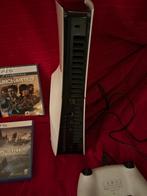 Sony Paystation 5 Disk slim versie, controller en 4 games, Spelcomputers en Games, Spelcomputers | Sony PlayStation 5, Ophalen of Verzenden