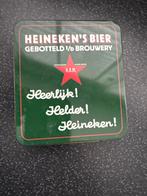 Oude Heineken Bierglasonderzetter, Verzamelen, Ophalen of Verzenden, Gebruikt, Bierglas