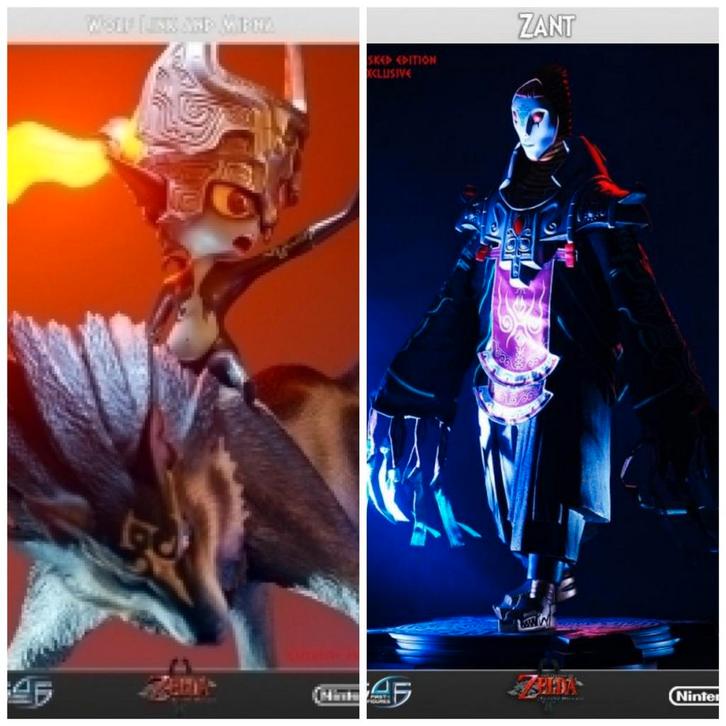 2x first 4 Figures F4F zelda TP Nintendo (zant & wolf link), Verzamelen, Beelden en Beeldjes, Gebruikt, Ophalen