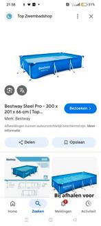 Mooi bestway zwembad 30020166, Minder dan 80 cm, Ophalen of Verzenden, Zo goed als nieuw, 200 tot 400 cm