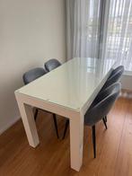 Eettafel, Huis en Inrichting, Tafels | Eettafels, Ophalen, Rechthoekig, Metaal, 50 tot 100 cm