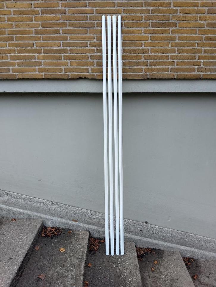 KEWLOX witte staanders / hoekprofielen 219 cm, Huis en Inrichting, Kasten | Stellingkasten, Zo goed als nieuw, Ophalen