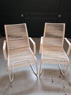 2 fijne balkon- of tuinstoelen Ikea Väsman, Tuin en Terras, Tuinstoelen, Ophalen, Zo goed als nieuw, Kunststof, Stapelbaar