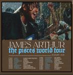 James Arthur Ziggo Dome 24 November - 2x zitplaats rang 1, Tickets en Kaartjes, Concerten | Pop, Twee personen, November