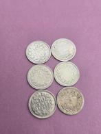 Zilveren 10 Cent Wilhelmina - Set van 6, Postzegels en Munten, Munten | Nederland, Zilver, Ophalen of Verzenden, 10 cent, Koningin Wilhelmina