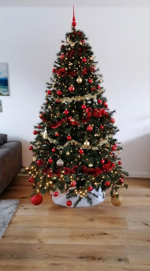 Intratuin Roma kerstboom met vaste lampjes 230 cm x 154 cm, Diversen, Kerst, Zo goed als nieuw, Ophalen