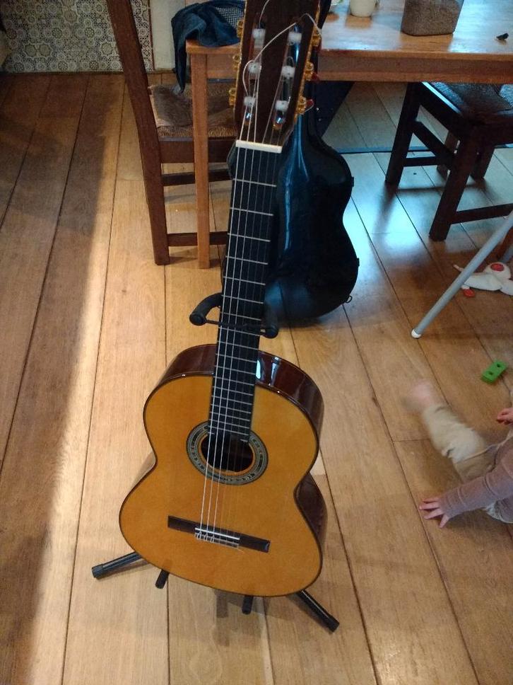 Flamenco gitaar Francisco Bros te koop, Muziek en Instrumenten, Snaarinstrumenten | Gitaren | Akoestisch, Zo goed als nieuw, Klassieke of Spaanse gitaar