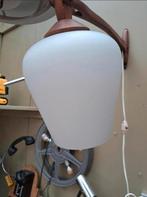 Vintage Scandinavische Teak Wandlamp, Ophalen of Verzenden, Gebruikt, Glas, Scandinavisch