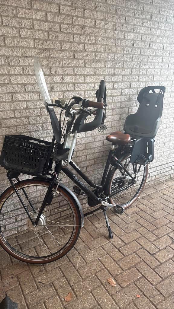 Gazelle fiets elektrisch, Fietsen en Brommers, Fietsen | Dames | Moederfietsen, Zo goed als nieuw, Gazelle, 2 zitjes, Ophalen