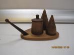 teak scandinavisch menage stel set (354), Antiek en Kunst, Ophalen of Verzenden