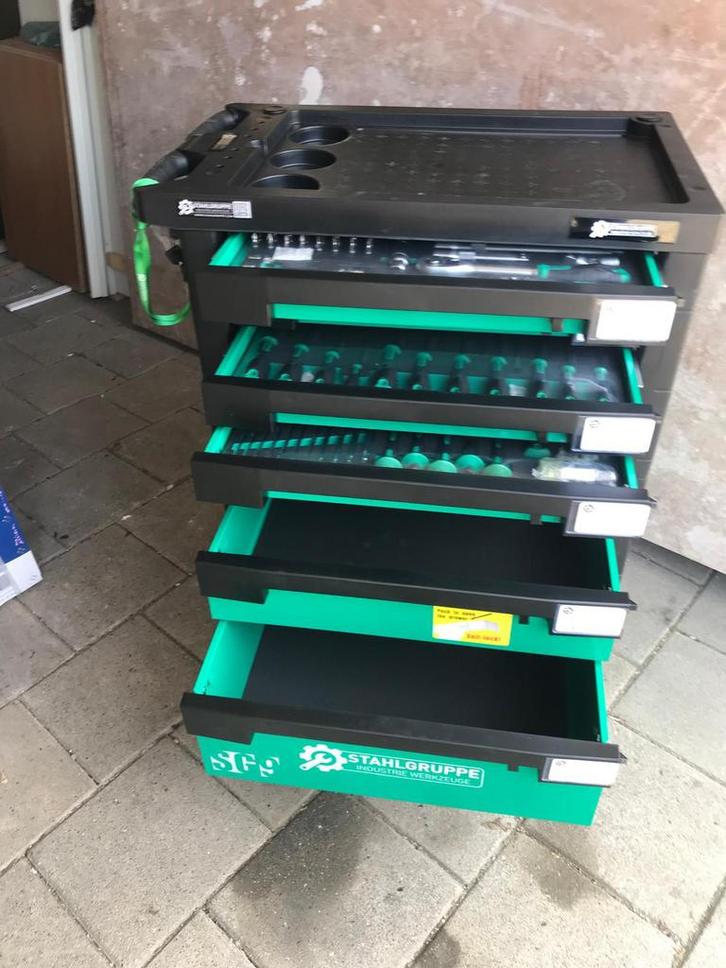 Stahlgruppe gereedschapkar NIEUW ,GRATIS stofzuiger twv 785-, Doe-het-zelf en Verbouw, Gereedschap | Handgereedschap, Nieuw, Ophalen