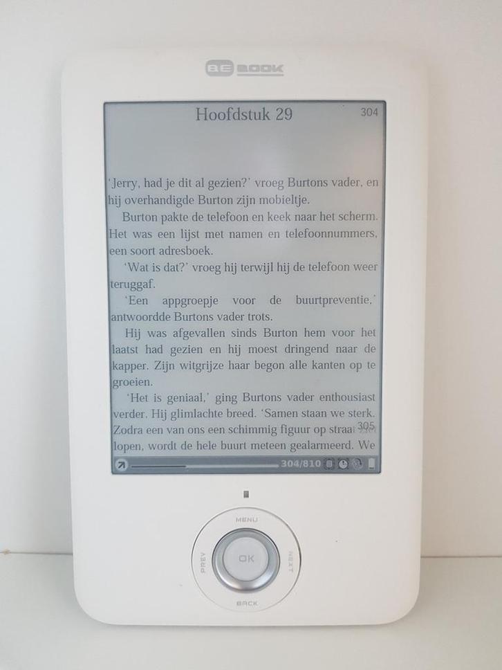 BeBook Neo E-Reader met Touchscreen + Stylus Pen + USB kabel, Computers en Software, E-readers, Gebruikt, 6 inch of minder, 4 GB of minder