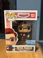 Funko pop! Marvel Spider-Man Peter Parker exclusive, Ophalen of Verzenden, Zo goed als nieuw