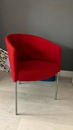 Hippe rode fauteuil, Ophalen, Zo goed als nieuw, Stof