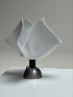 Vintage tafelllamp Mid Century plexiglas flower servet, Ophalen of Verzenden