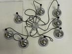 Vintage 70’s / Space Age hanglamp - chroom “sputnik”, Huis en Inrichting, Ophalen, Gebruikt