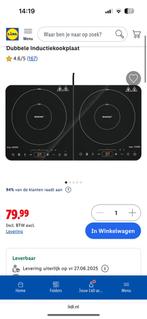 Inductiekookplaat Lidl Silvercrest, Zo goed als nieuw, Inductie, Vrijstaand, 4 kookzones