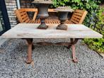 Tuintafel salontafel, Ophalen, Zo goed als nieuw, Rond, Metaal