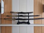 Set van 3 decoratieve Samurai Zwaarden met Drakenmotief, Ophalen