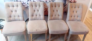 Gratis: 4 Stoffen Stoelen beschikbaar voor biedingen