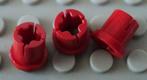x1299 (1) 3x red Technic Bush with Lip, Ophalen of Verzenden, Gebruikt