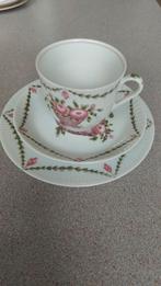 Vintage theekop & schotel met bord. August Warnecke ontwerp., Ophalen