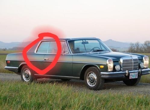 Zijruiten achter  w114 coupé, Auto-onderdelen, Ruiten en Toebehoren, Mercedes-Benz, Oldtimer onderdelen, Nieuw, Ophalen