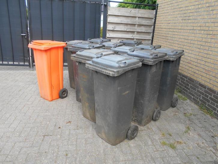 partij kliko's 140 liter, Huis en Inrichting, Woonaccessoires | Prullenbakken, Gebruikt, Kunststof, 75 cm of meer, 40 liter of meer