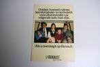 Folder Renault modellenprogramma (1977) (11), Boeken, Ophalen of Verzenden, Nieuw, Renault