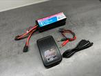 2x 2S lipo’s 6000mah TRX met SKYRC lipo oplader en kabels, Hobby en Vrije tijd, Modelbouw | Radiografisch | Auto's, Ophalen of Verzenden