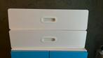 2x ikea stuva Smastad lades met rails, Kinderen en Baby's, Kinderkamer | Commodes en Kasten, Zo goed als nieuw, Minder dan 50 cm