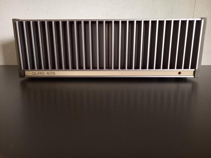 QUAD 405 HIGH-END POWER-AMP 2 X 100 WATT 8 OHM, Audio, Tv en Foto, Versterkers en Receivers, Gebruikt, Stereo, 60 tot 120 watt