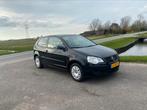 Volkswagen Polo 1.4 74KW 2005 Zwart, Origineel Nederlands, Te koop, 5 stoelen, Benzine