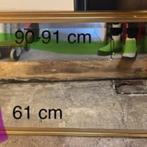 Goudkleurige spiegel, Ophalen, Zo goed als nieuw, 75 tot 100 cm, Minder dan 100 cm
