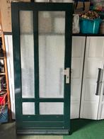 Te koop hardhouten voordeur, Doe-het-zelf en Verbouw, Ophalen, Gebruikt, 80 tot 100 cm, Buitendeur