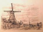 Montfoort ... Korenmolen " de Valk "......, Antiek en Kunst, Ophalen of Verzenden