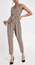 River Island elegante jumpsuit zandkleur slankkledend 40, Kleding | Dames, Nieuw, Beige, Maat 38/40 (M), River Island