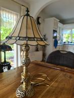 Tiffany Lamp met Bronzen Voet, Antiek en Kunst, Antiek | Lampen, Ophalen of Verzenden