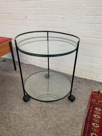 Tafell bijzettafeltje Vintage trolley Bijzettafeltje jaren  beschikbaar voor biedingen