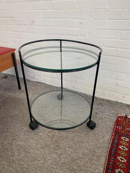 Tafell bijzettafeltje Vintage trolley Bijzettafeltje jaren, Huis en Inrichting, Tafels | Bijzettafels, Ophalen of Verzenden