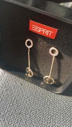 Esprit zilveren oorhangers groene steen, Ophalen, Zo goed als nieuw, Groen, Zilver
