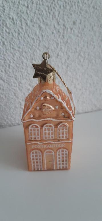 Kerstornament Vondels Postnl huisje  beschikbaar voor biedingen