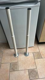 Inschuifbare poten wit, Huis en Inrichting, Tafelonderdelen, Ophalen, Tafelpoot, Gebruikt, 50 tot 100 cm