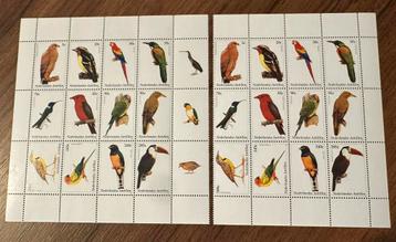 2 sets postzegels vogels Nederlandse Antillen 2002 postfris beschikbaar voor biedingen
