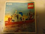 LEGO 4025 Brandweerboot - Vintage!, Ophalen of Verzenden, Gebruikt