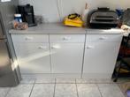 Kast, Huis en Inrichting, Keuken | Complete keukens, Ophalen, Gebruikt, Wit, Hout