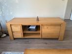 TV meubel kastje, Ophalen, 100 tot 150 cm, Eikenhout, Zo goed als nieuw
