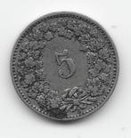 Zwitserland 5 rappen 1908 KM# 26, Postzegels en Munten, Munten | Europa | Niet-Euromunten, Losse munt, Overige landen, Verzenden
